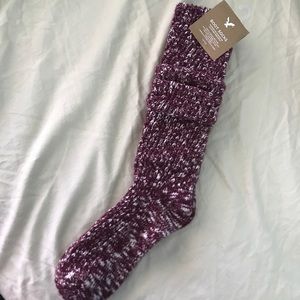 Knee high boot socks